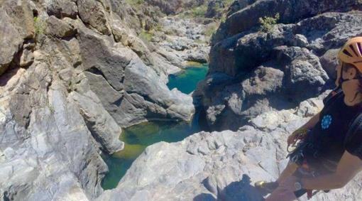 Vista de uno de los cañones