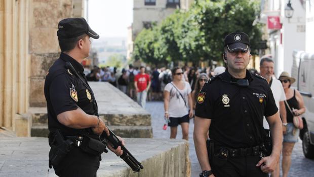 Dos agentes de la Policía Nacional