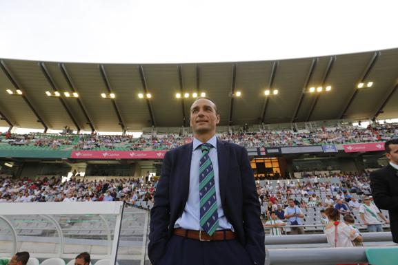 El entrenador del Córdoba CF, José Luis Oltra