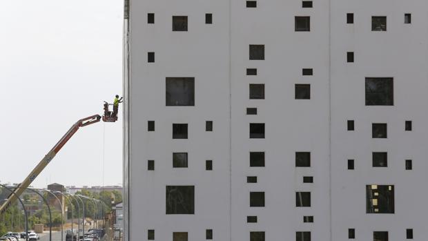 Obras en el Centro de Convenciones del Parque Joyero