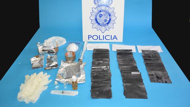 Efectos intervenidos por la Policía Nacional