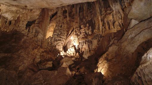 Interior de la Cueva de los Murciélagos