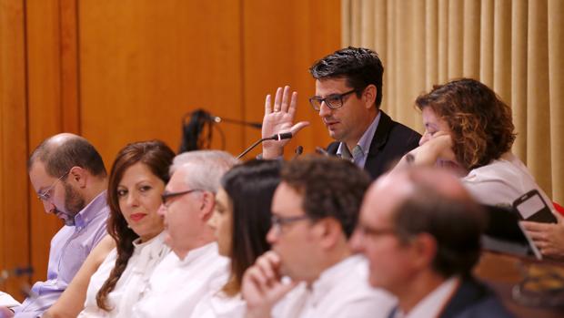 Los ediles García y Doblas, en el Pleno