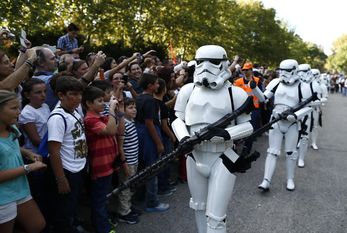 Soldados imperiales en un desfile