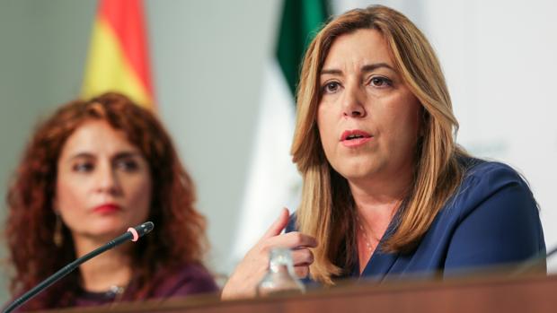 La presidenta de la Junta de Andalucía, Susana Díaz