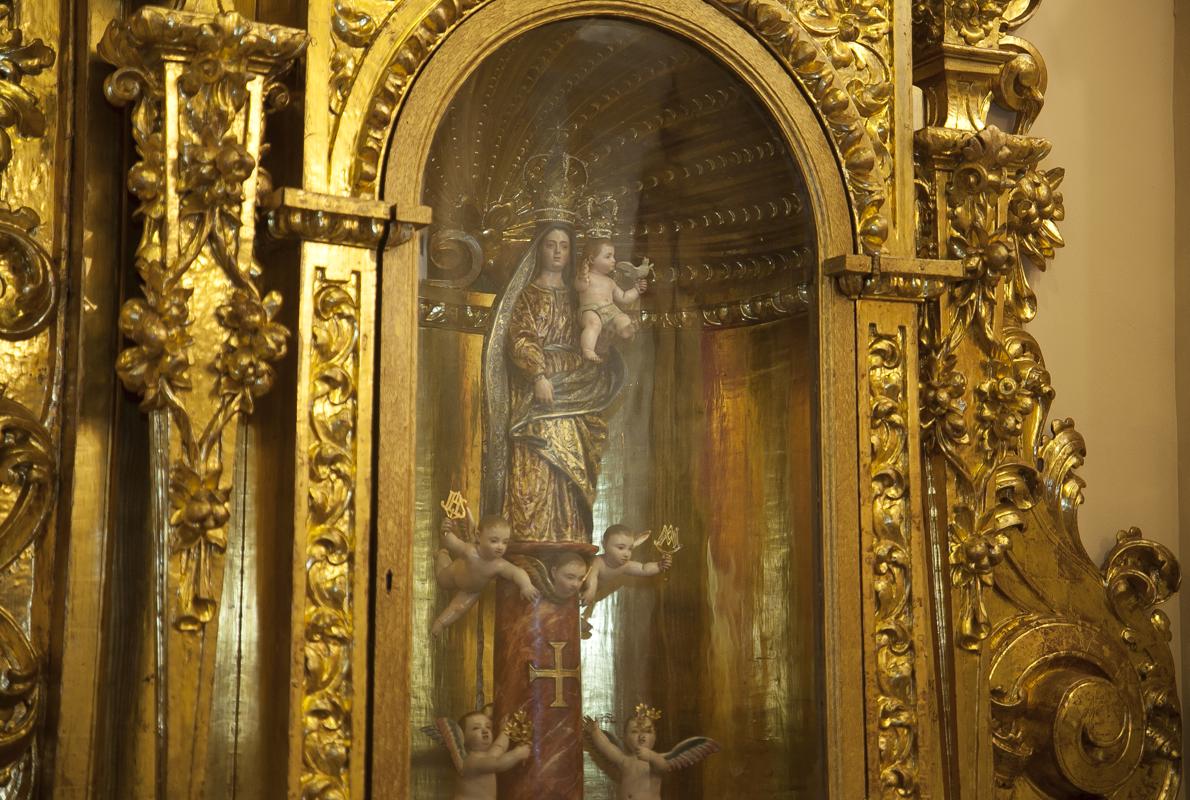 Virgen del Pilar que se venera en la capilla de Jesús Nazareno