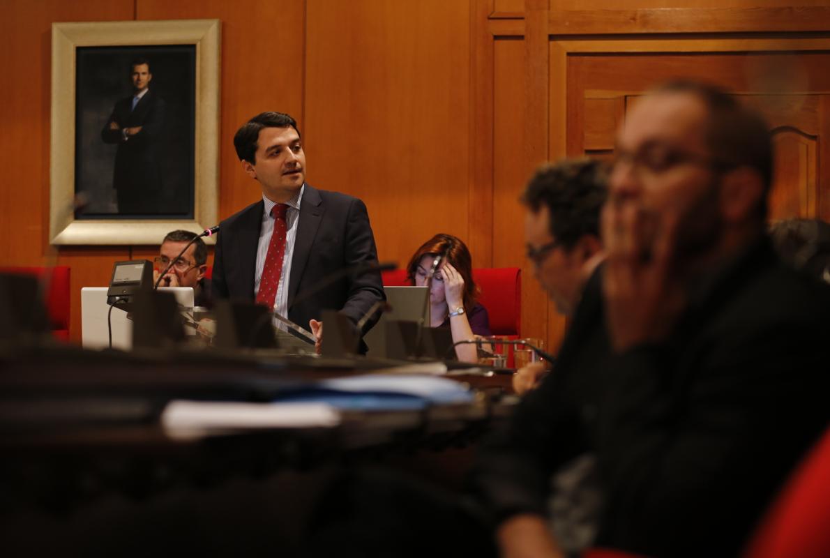 Bellido, durante su internvención el Debate del Estado de la Ciudad