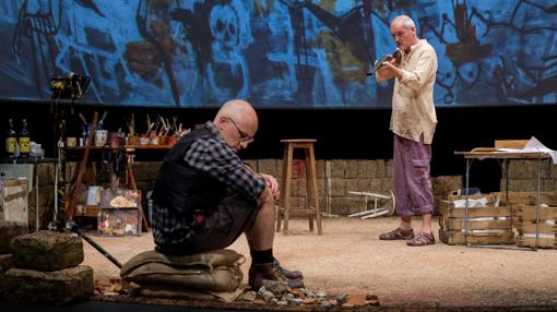 Una escena del montaje teatral de Antonio Álamo