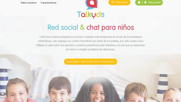 Imagen de la portada de la web de Talkyds