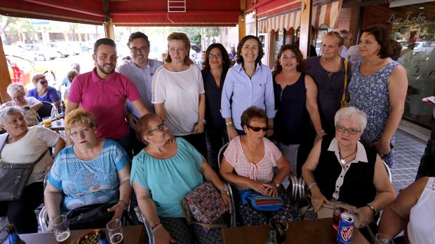 Acto de los socialistas con Guadalquivir Futuro en la última campaña electoral