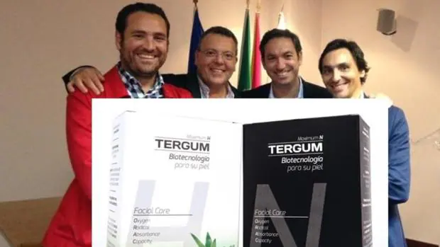 El equipo de Tergum con su producto estrella