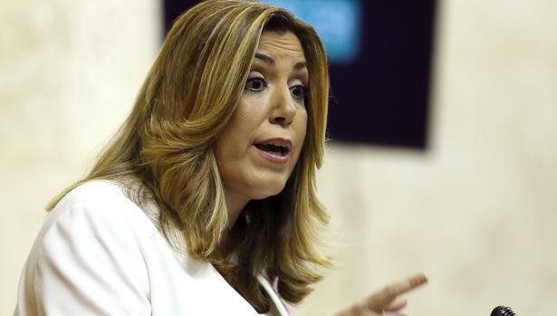 La presidenta de la Junta de Andalucía, Susana Díaz