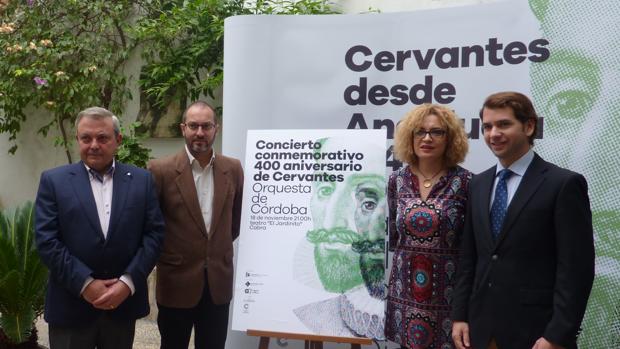 Presentación del concierto conmemorativo del centenario de Cervantes