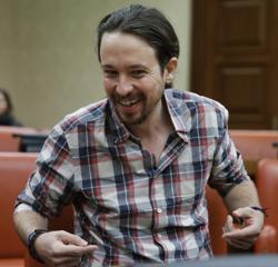 Pablo Iglesias, en el Congreso