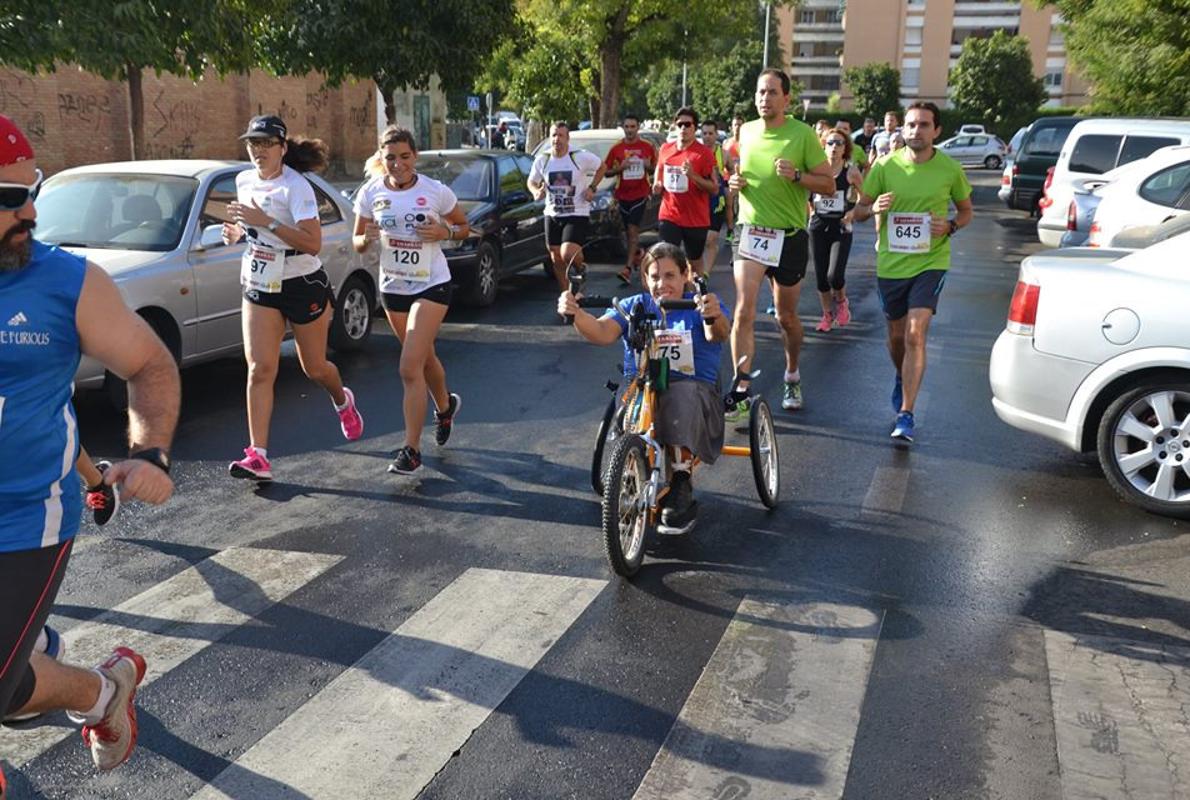 Carmen García, en acción