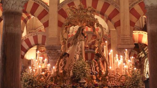 Nuestra Señora del Socorro durante, en la Catedral