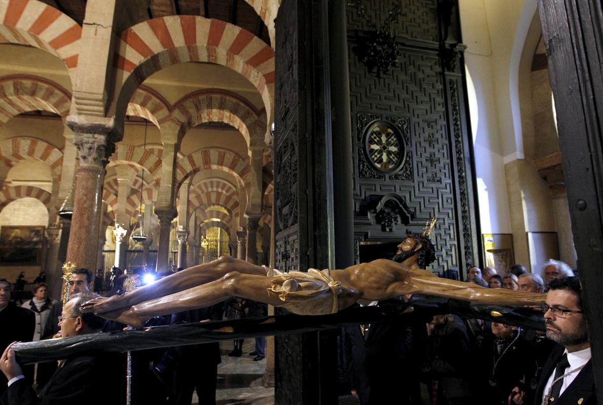 Santísimo Cristo de la Misericordia, durante su vía crucis