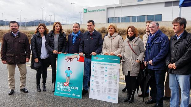 Moreno ha presentado en Ronda una campaña por la sanidad pública y de calidad