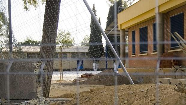 Obras en un centro educativo