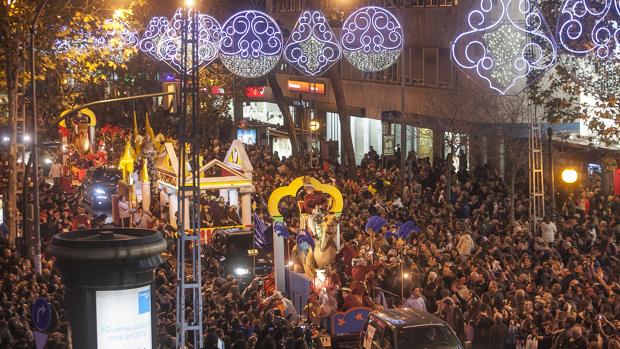 La cabalgata de los Reyes Magos, en Ronda de los Tejares