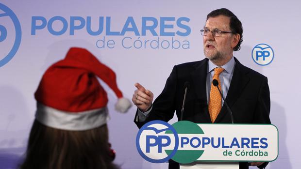 Mariano Rajoy en el Hotel Eurostar Palace de la capital