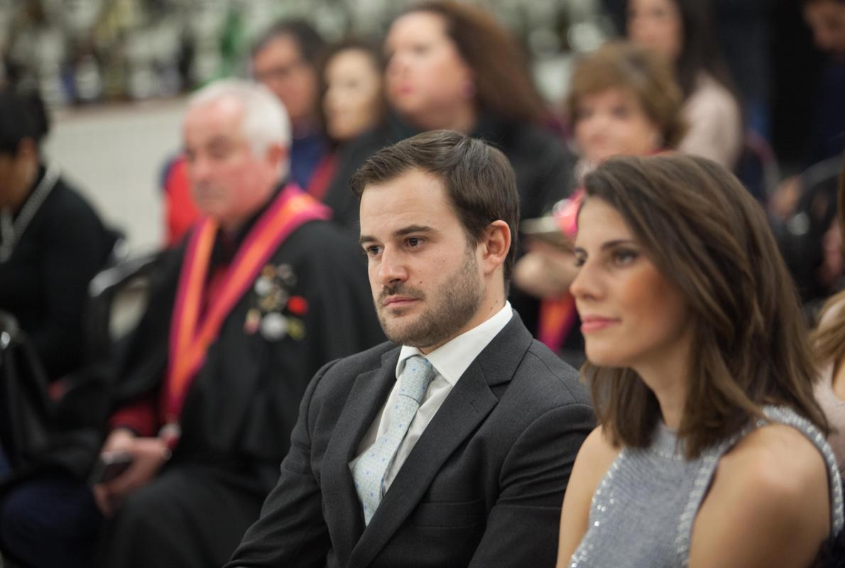 Alejandro González con la también distinguida Lourdes Mohedano