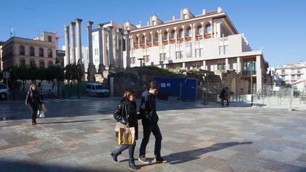 Vista de la situación actual de las obras de Capitulares