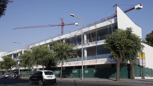 Obras de la Biblioteca del Estado en los Jardines de Agricultura