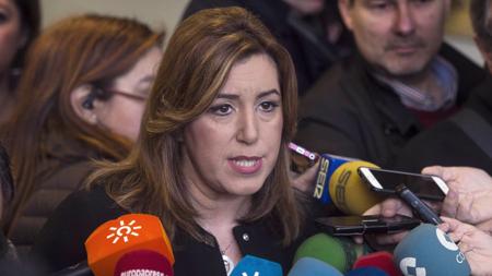 La presidenta de la Junta de Andalucía, Susana Díaz