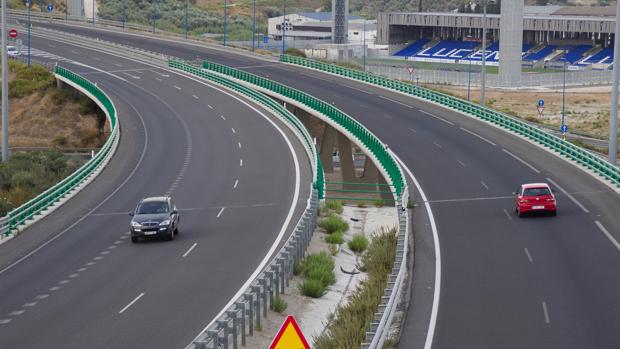 Tramo de la Autovía del Olivar afectado por el litigio