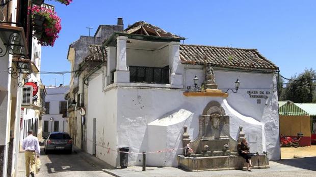 Plaza del casco histórico en el que vivía la pareja