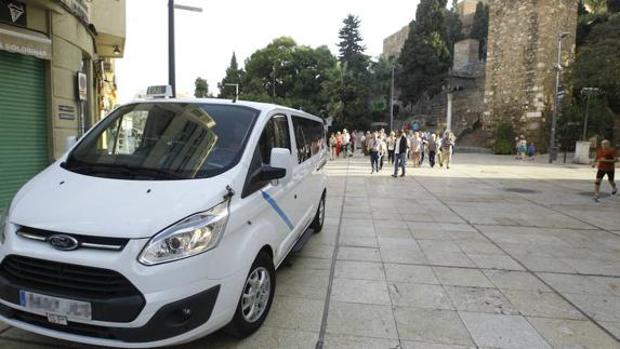 Imagen de archivo de un taxi de Málaga