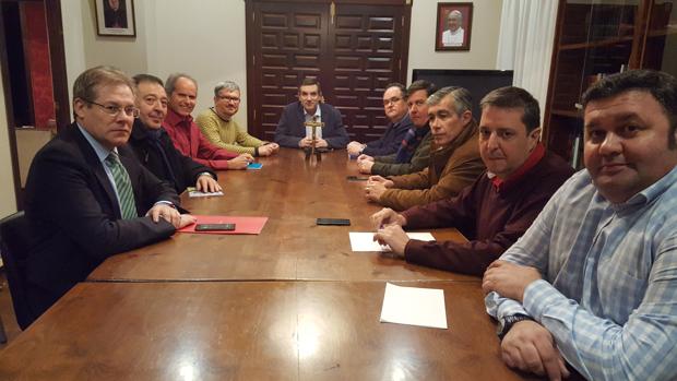 Reunión entre los miembros de la Agrupación y Ganemos