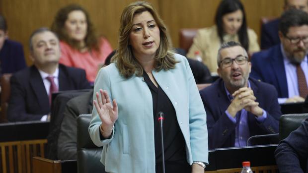 La presidenta de la Junta de Andalucía, Susana Díaz