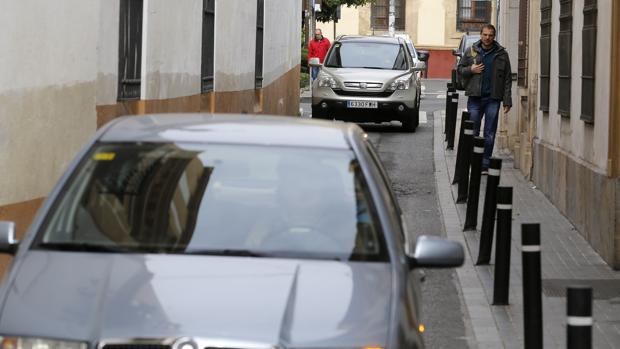 Coches en la calle Valladares