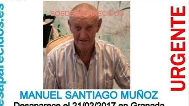Manuel Santiago Muñoz, en el cartel distribuido
