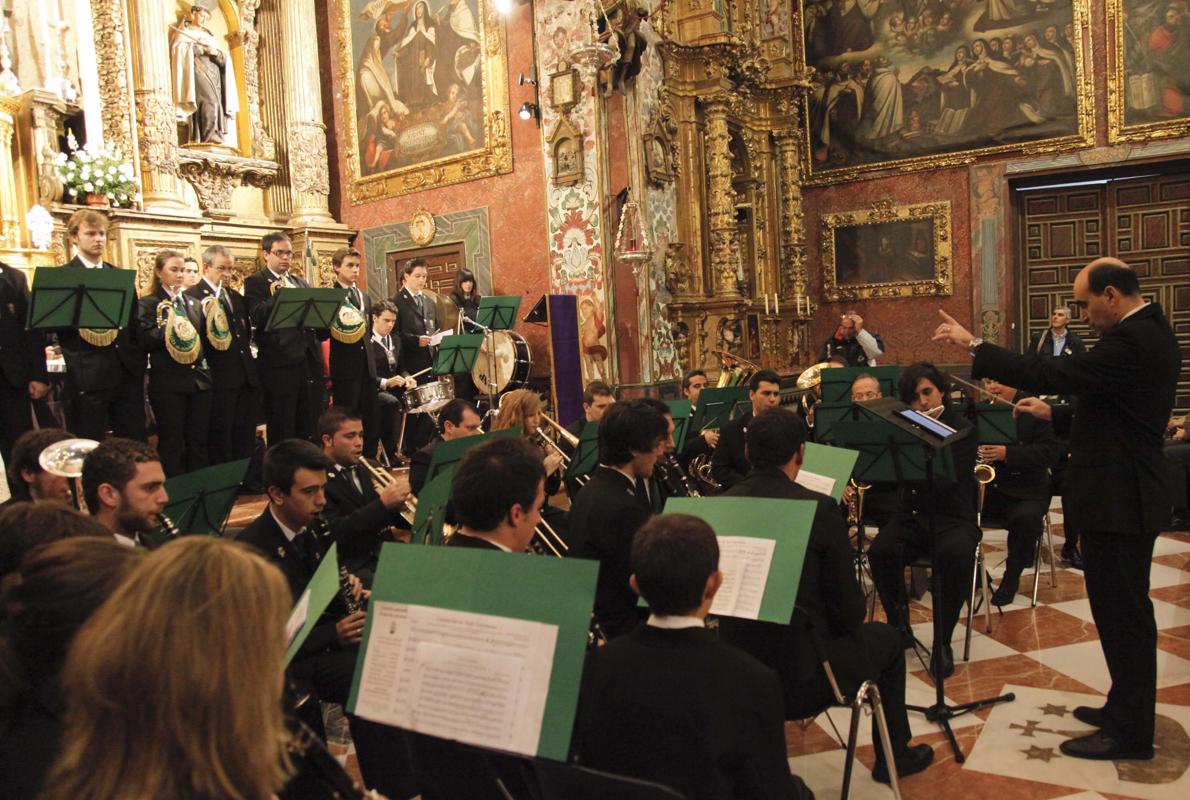 La banda de la Esperanza, durante un concierto