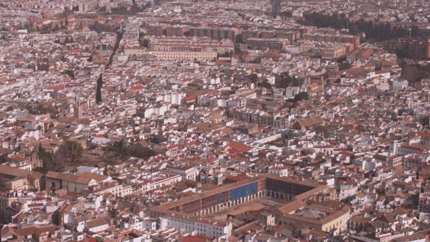 Vista aérea de la ciudad de Córdoba