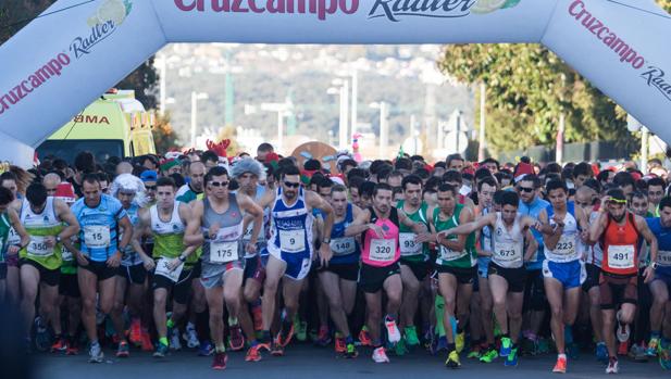 Salida de una carrera popular de la provincia cordobesa