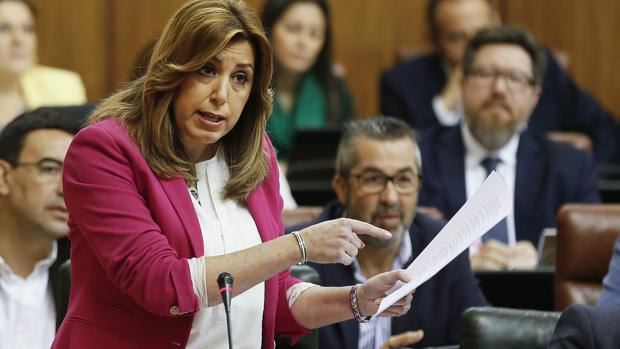 La presidenta de la Junta de Andalucía, Susana Díaz