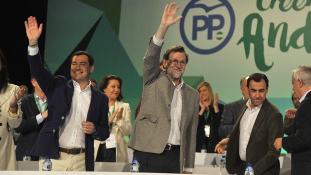 Rajoy reclama «unidad» en torno a Moreno para alcanzar la Presidencia de la Junta