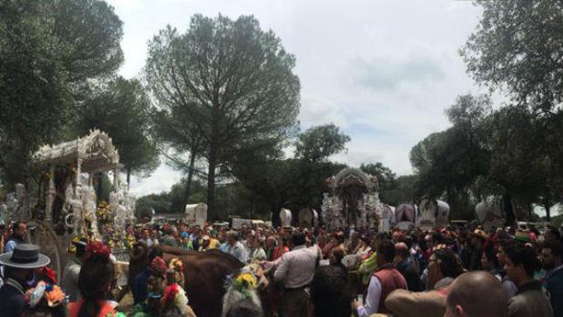 Hermandad camino del Rocío el pasado año