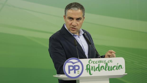 El portavoz del PP andaluz, Elías Bendodo, ha criticado el gasto del gobierno de Díaz en propaganda