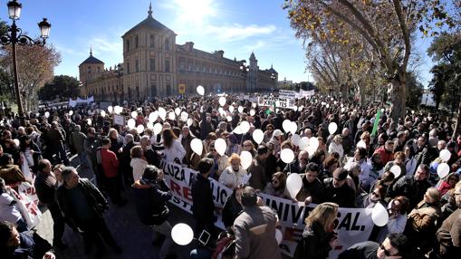 Manifestación en Sevilla