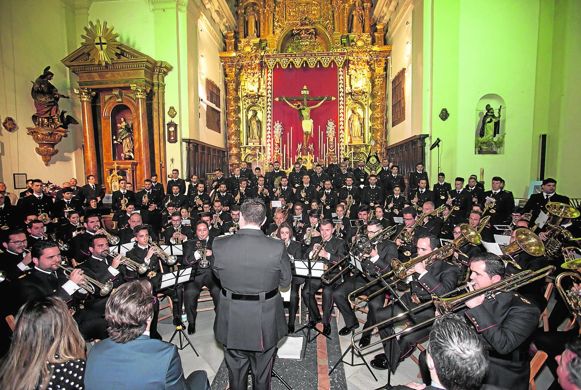 Cristo de Gracia durante el acto central de su X aniversario