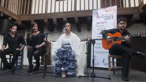 Uno de los espectáculos de las Matinales Flamencas de la Posada del Potro