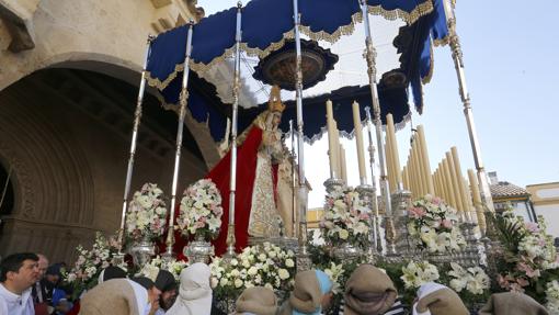 Salida de la Virgen de la Palma