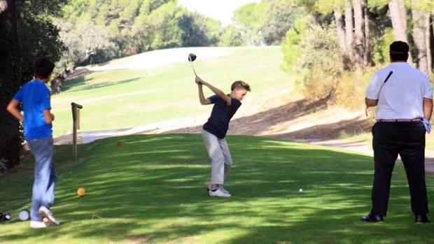 Josema Ortiz, jugador cordobés del Real Club de Campo, ganador en el Circuito infantil