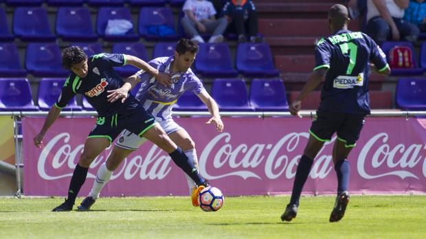 Pedro Rios y Bergdich, en el Valladolid-Córdoba del domingo