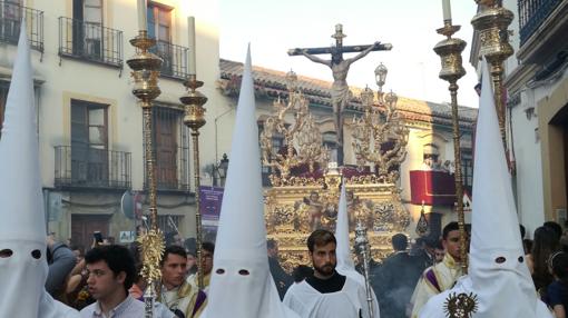 El Cristo de la Misericordia, en la plaza de la Almagra